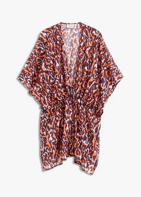 Kimono de plage avec détail à nouer, bonprix