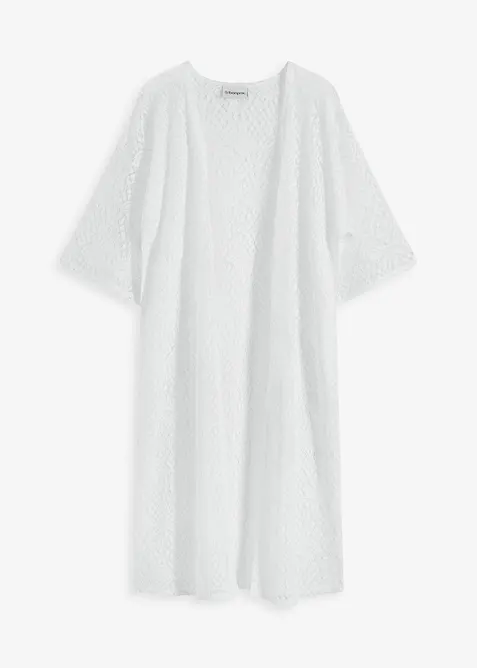 Kimono de plage transparent, bonprix