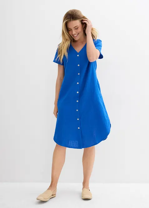 Blusenkleid aus softem Musselin, bonprix