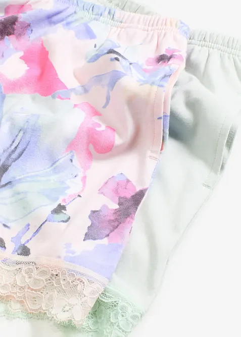 Schlafshorts (2er Pack) aus softem Viskose-Mix, bonprix