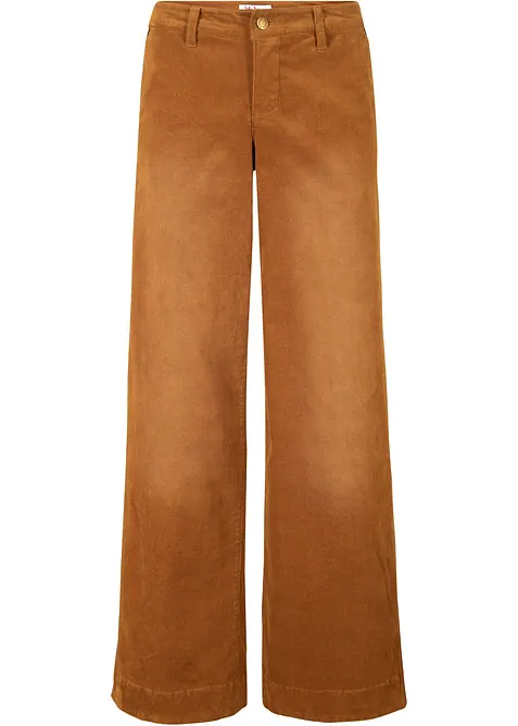 Stretch-Cordhose, Wide, bonprix