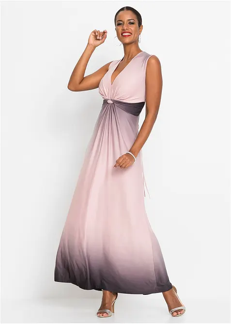 Jerseykleid mit Drapierung, bonprix