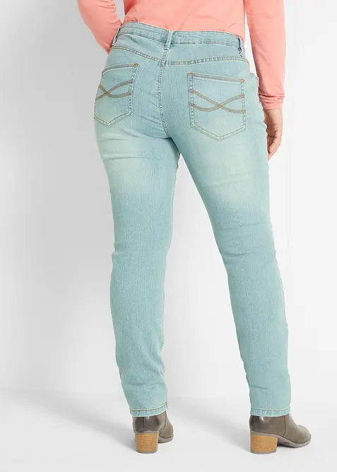 Jean skinny taille mi-haute, extensible, bonprix