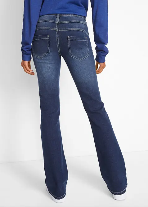 Bootcut Jeans Mid Waist, Stretch, bonprix