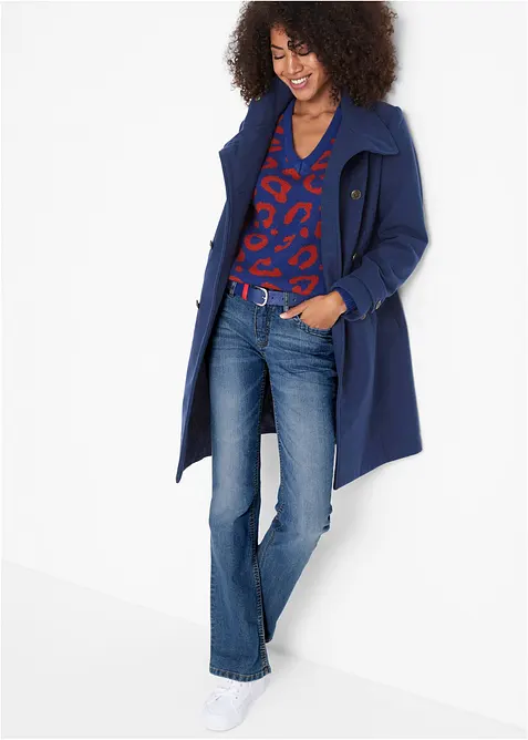 Bootcut-Jeans Mid Waist, Komfort-Stretch, bonprix