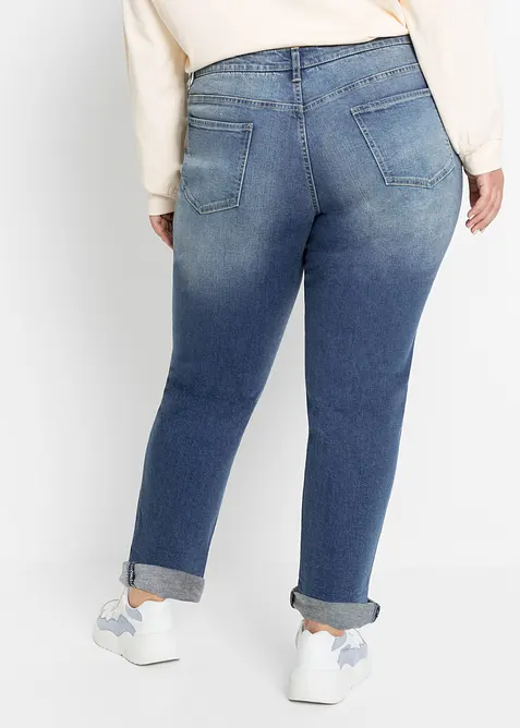 Jean boyfriend taille mi-haute, bonprix