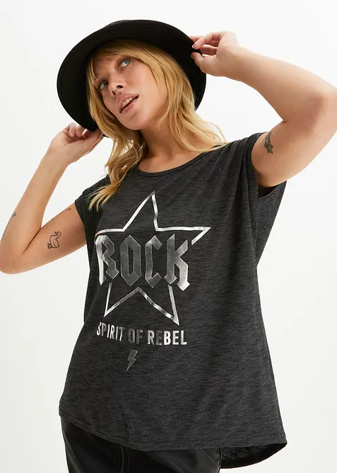 Longshirt aus softem Viskose-Mix, bonprix