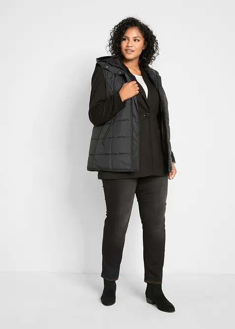 Straight-Jeans Mid Waist, Thermo mit Bequembund, bonprix