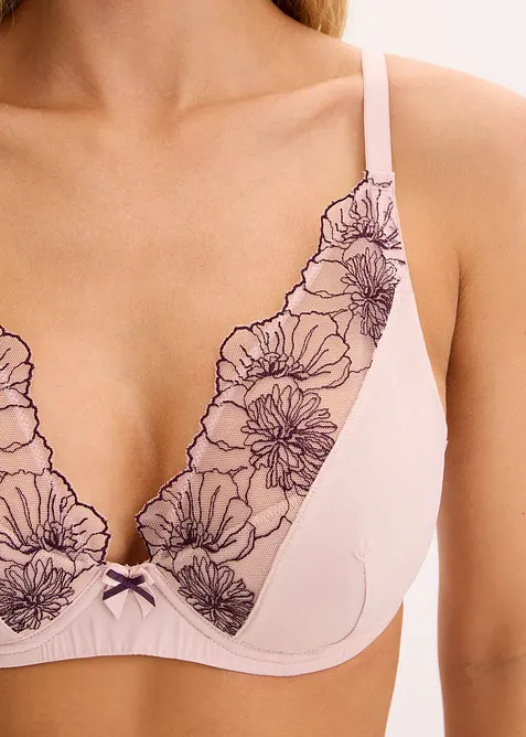 Soutien-gorge à coques brodées, bonprix