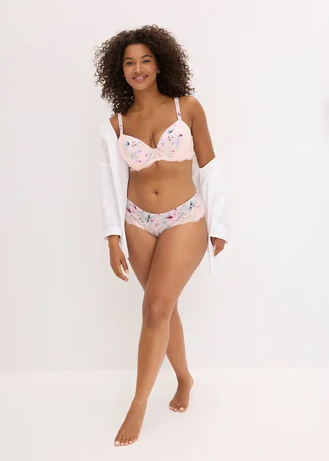 Shorty avec un bel imprim&eacute; brillant, bonprix