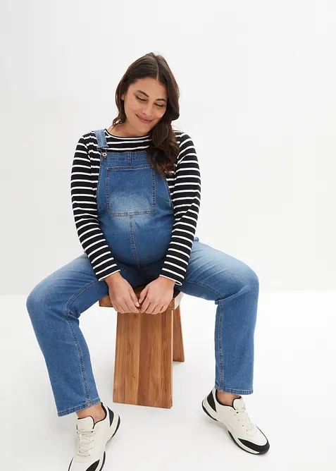 Salopette de grossesse, jambe droite, bonprix