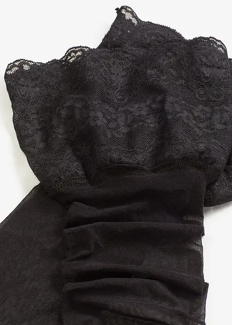 Strapsstrümpfe mit Spitze 20 DEN, bonprix