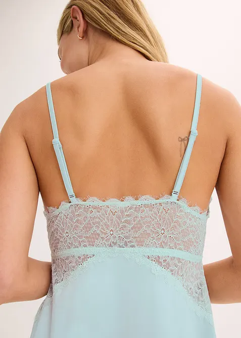 Neglig&eacute; mit gl&auml;nzendem Material, bonprix