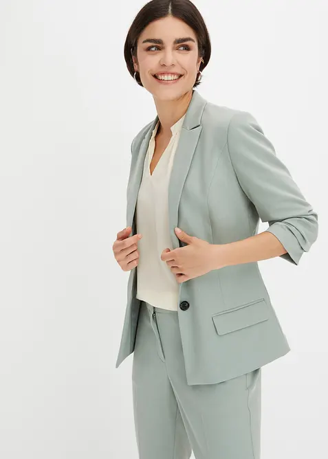 Blazer mit drapierten &Auml;rmeln, bonprix