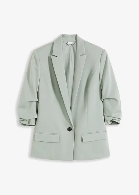 Blazer mit drapierten &Auml;rmeln, bonprix