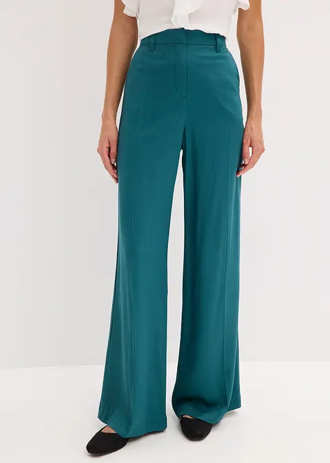 Pantalon de tailleur en viscose fluide, bonprix