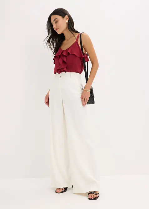 Pantalon de tailleur en viscose fluide, bonprix