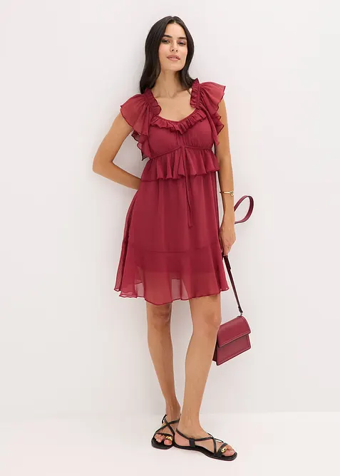 Chiffonkleid in A-Linie, bonprix