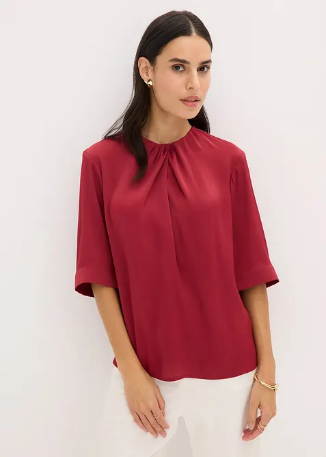 Blouse en satin brillant, bonprix