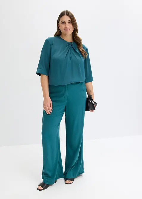 Blouse en satin brillant, bonprix