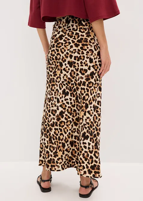 Midirock aus fließender Viskose, bonprix