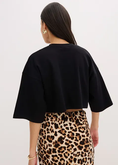 T-shirt court 100% coton, bonprix