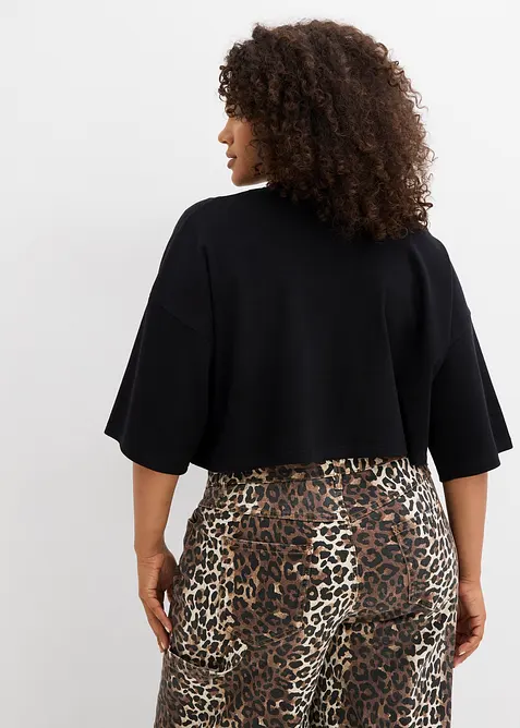 T-shirt court 100% coton, bonprix