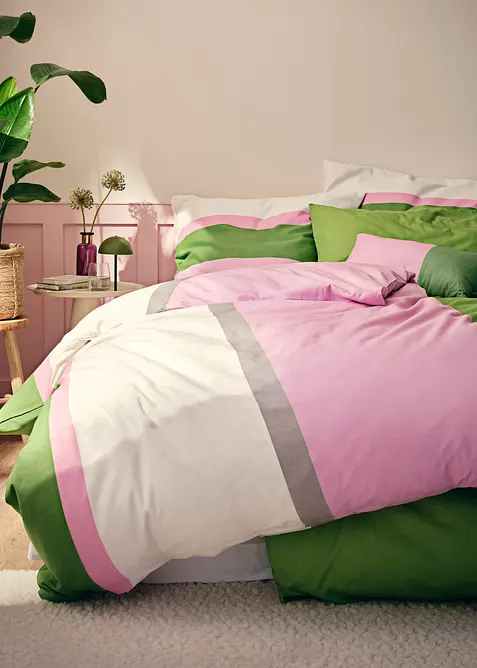 Parure de lit style blocs de couleurs, bonprix