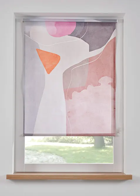 Store enrouleur brise-vue à imprimé graphique, bonprix