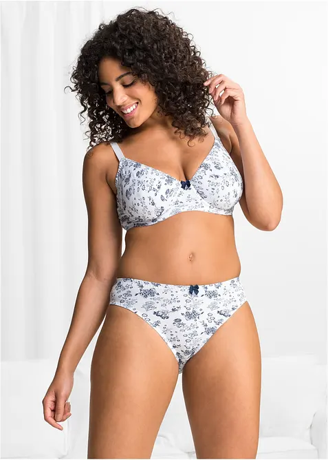 Lot de 3 soutiens-gorge coton &agrave; armatures, bonprix