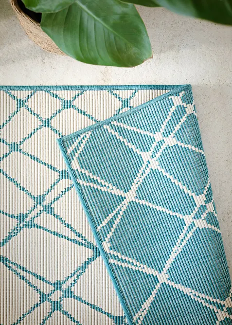 Tapis intérieur et extérieur réversible, motif moderne, bonprix