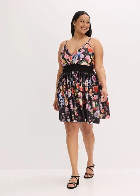 Minikleid mit Häkel-Einsatz, bonprix