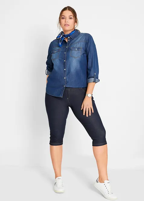 Capri-Leggings in Jeansoptik, bonprix