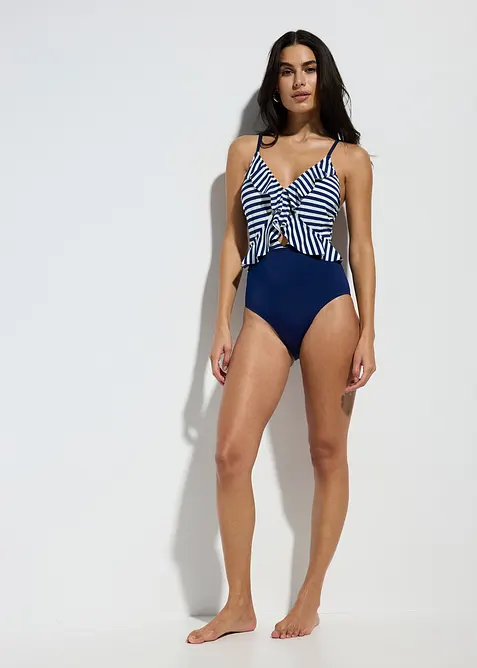 Maillot 1 pièce à volants, bonprix