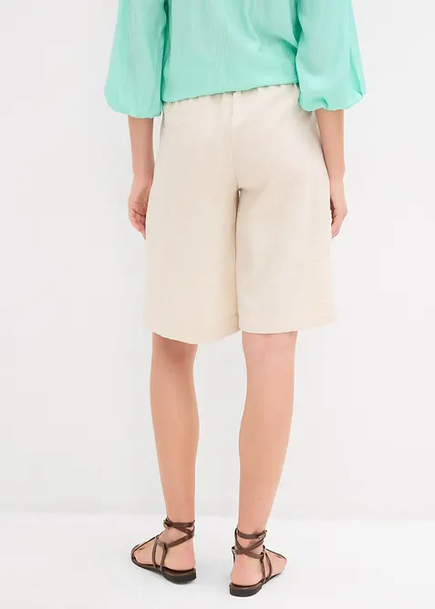 Bermuda fluide en viscose m&eacute;lang&eacute;e, bonprix