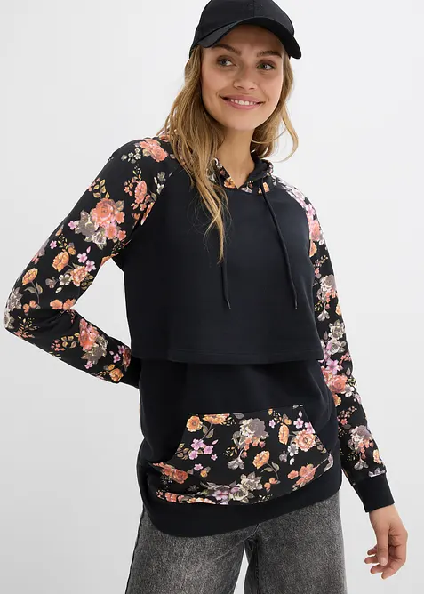 Weiches 2-in-1 Umstands-und Stillsweatshirt, bonprix