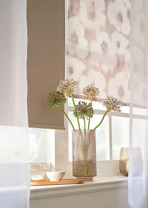 Store enrouleur brise-vue à imprimé floral, bonprix