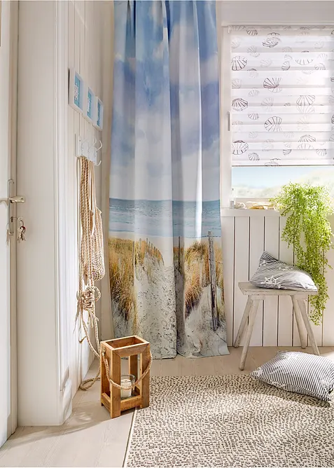 Store double à imprimé coquillages, bonprix