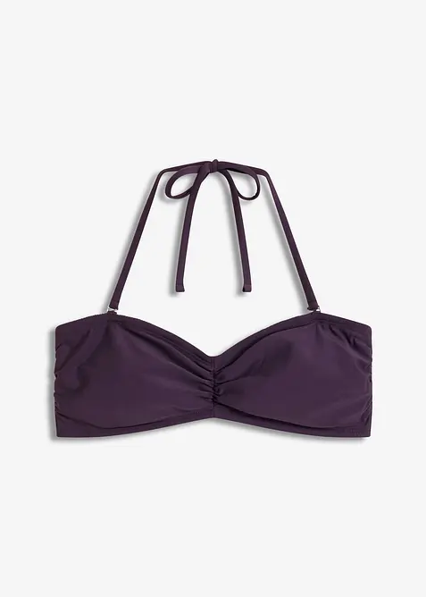 Bandeau-Bikinioberteil mit abnehmbaren Trägern, bonprix