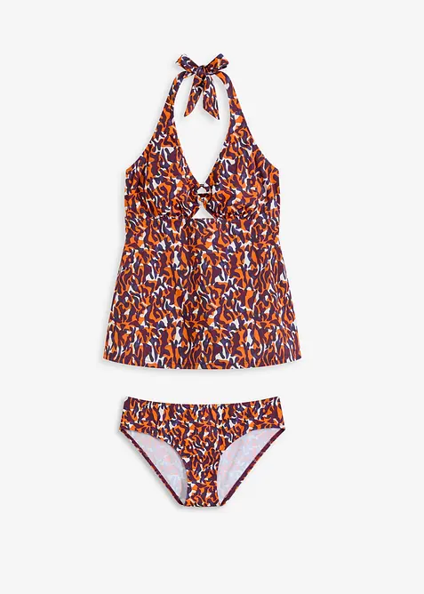 Neckholder-Tankini mit Ringdetail (2-tlg.Set), bonprix