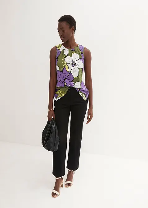 Blouse sans manches en viscose, bonprix