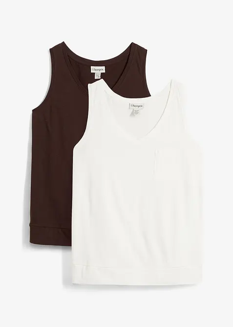 Lot de 2 d&eacute;bardeurs 100% coton, bonprix