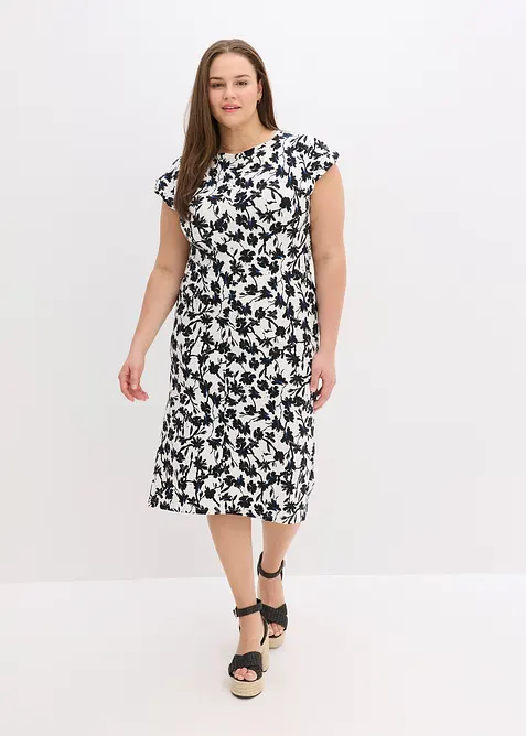 Kleid mit Raffungen, bonprix