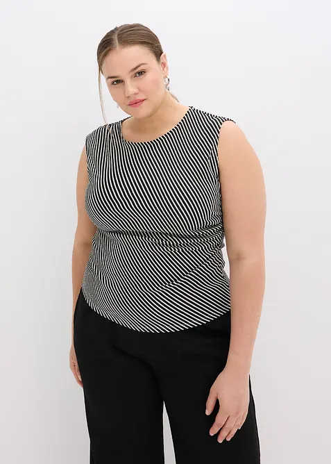 Shirt mit Raffung, bonprix