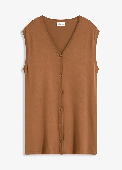 Long-Feinstrickweste, bonprix