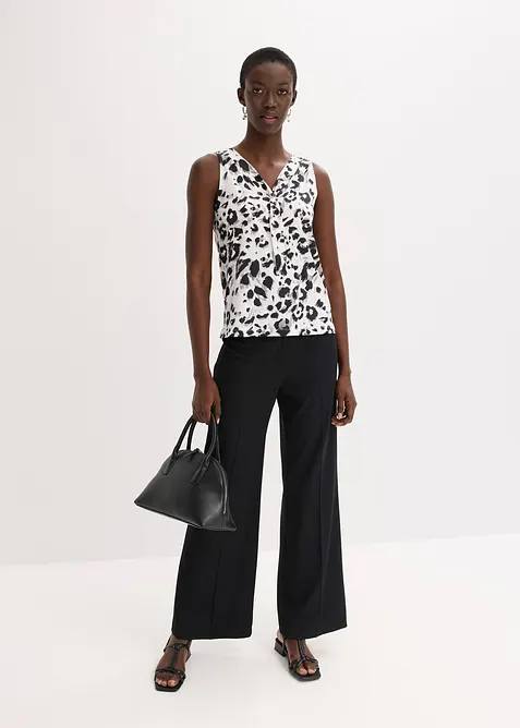 Top à col lavallière, bonprix