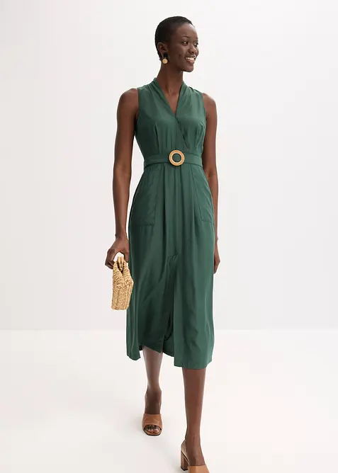 Midikleid aus fließendem Viskose-Mix, bonprix