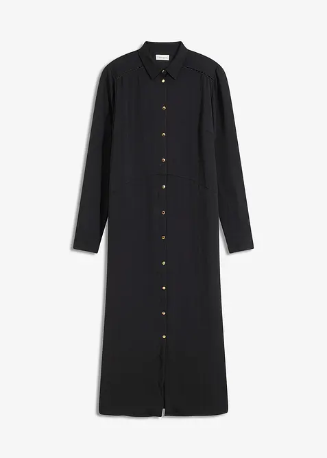 Robe-chemise avec dentelle, bonprix