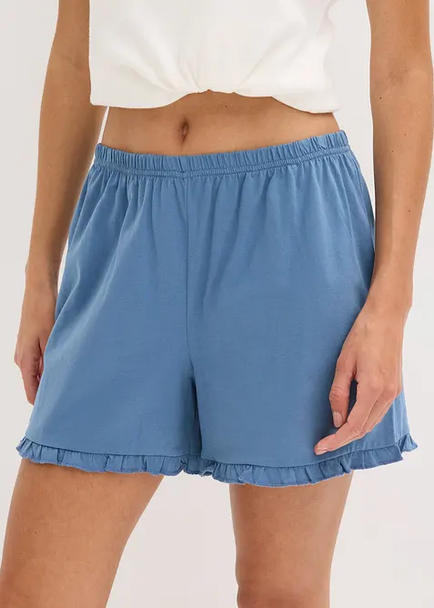 Kurze Schlafshorts (3er Pack) aus reiner Bio-Baumwolle, bonprix