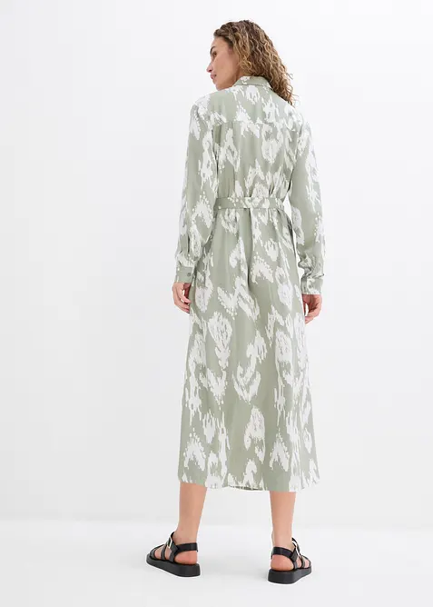 Blusenkleid aus fließender Viskose, bonprix